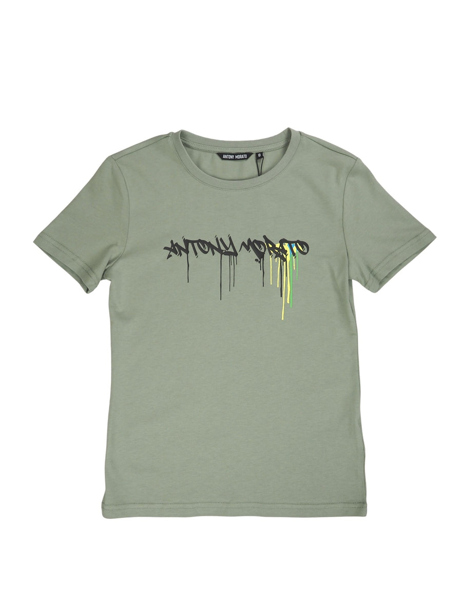 T-shirt Azeitona para Menino - ANTONY MORATO