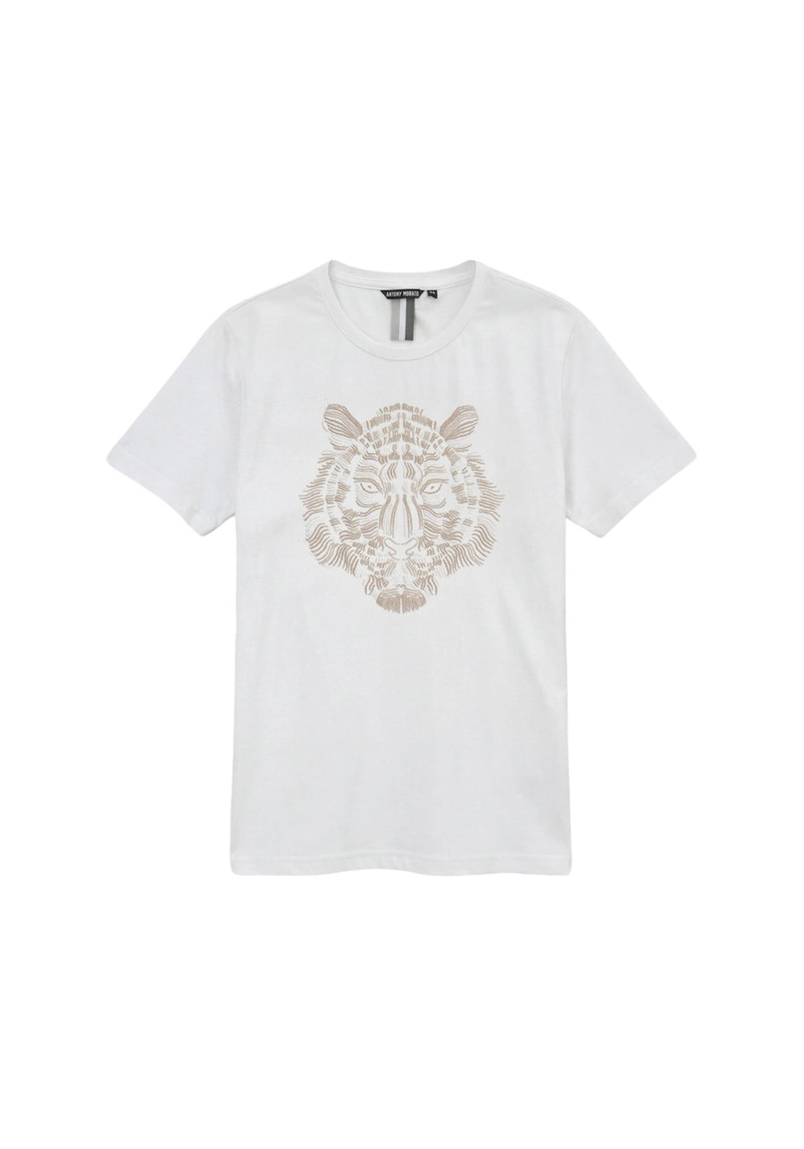 T-shirt Creme / Pérola para Menino - ANTONY MORATO