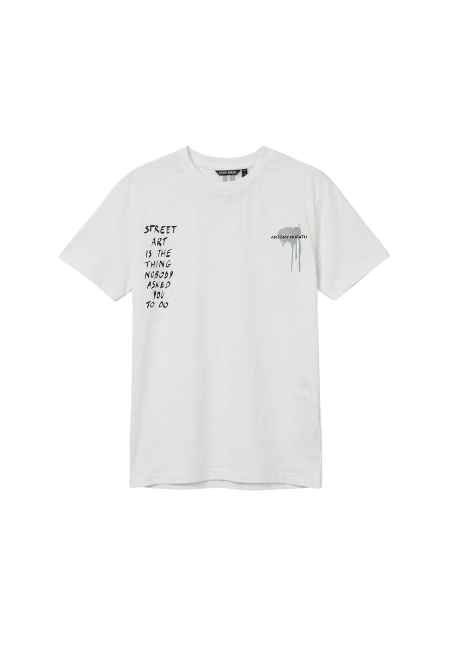 T-shirt Creme / Pérola para Menino - ANTONY MORATO