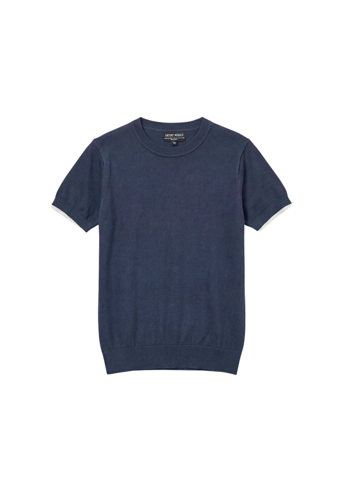 T-shirt malha tricot Azul para Menino - ANTONY MORATO