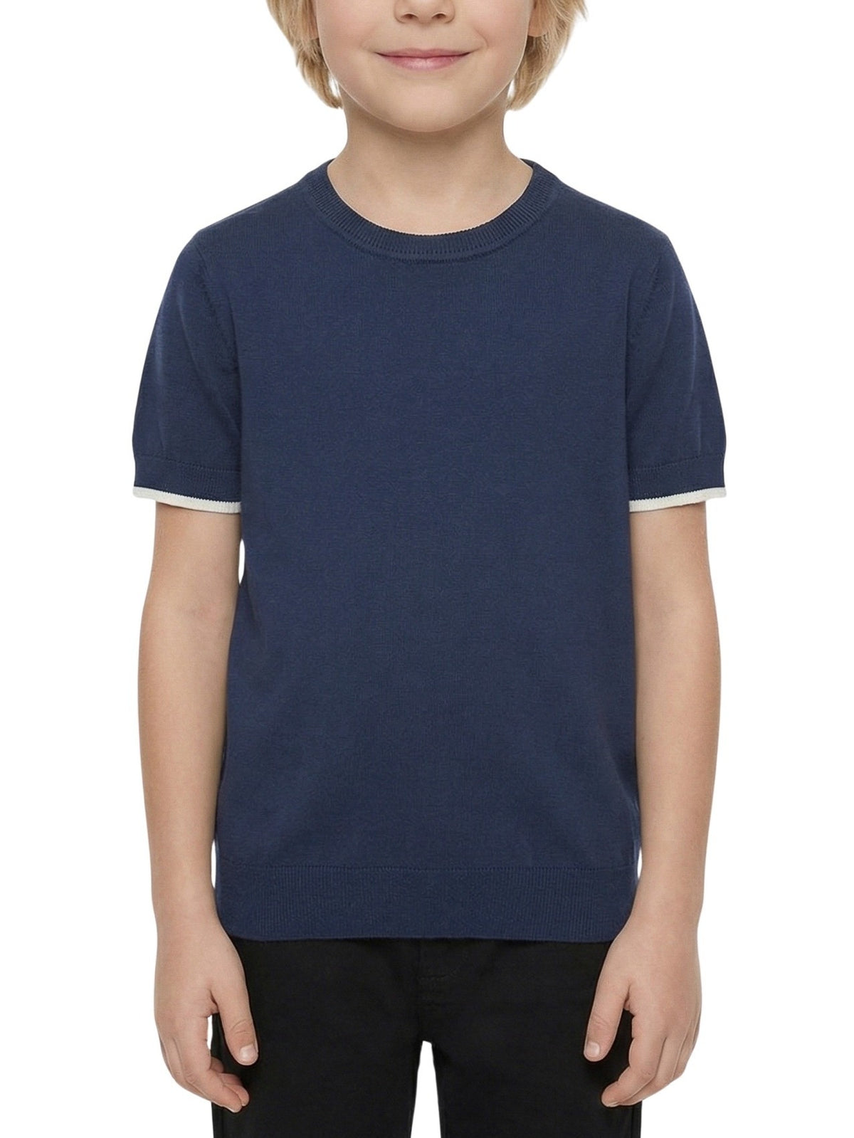 T-shirt malha tricot Azul para Menino - ANTONY MORATO