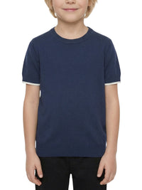 T-shirt malha tricot Azul para Menino - ANTONY MORATO