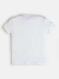 T-shirt  Branco para Bebé Menino - GUESS