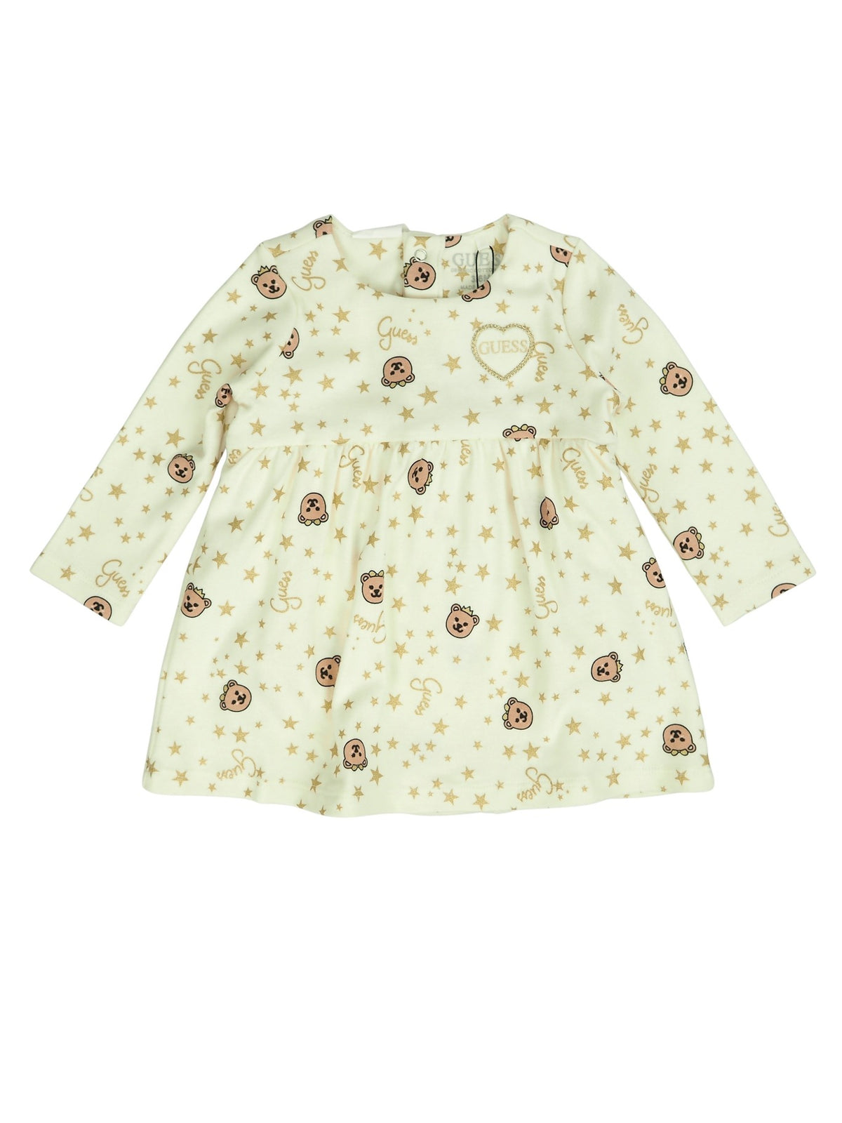 Vestido Dourado para Bebé Menina - GUESS