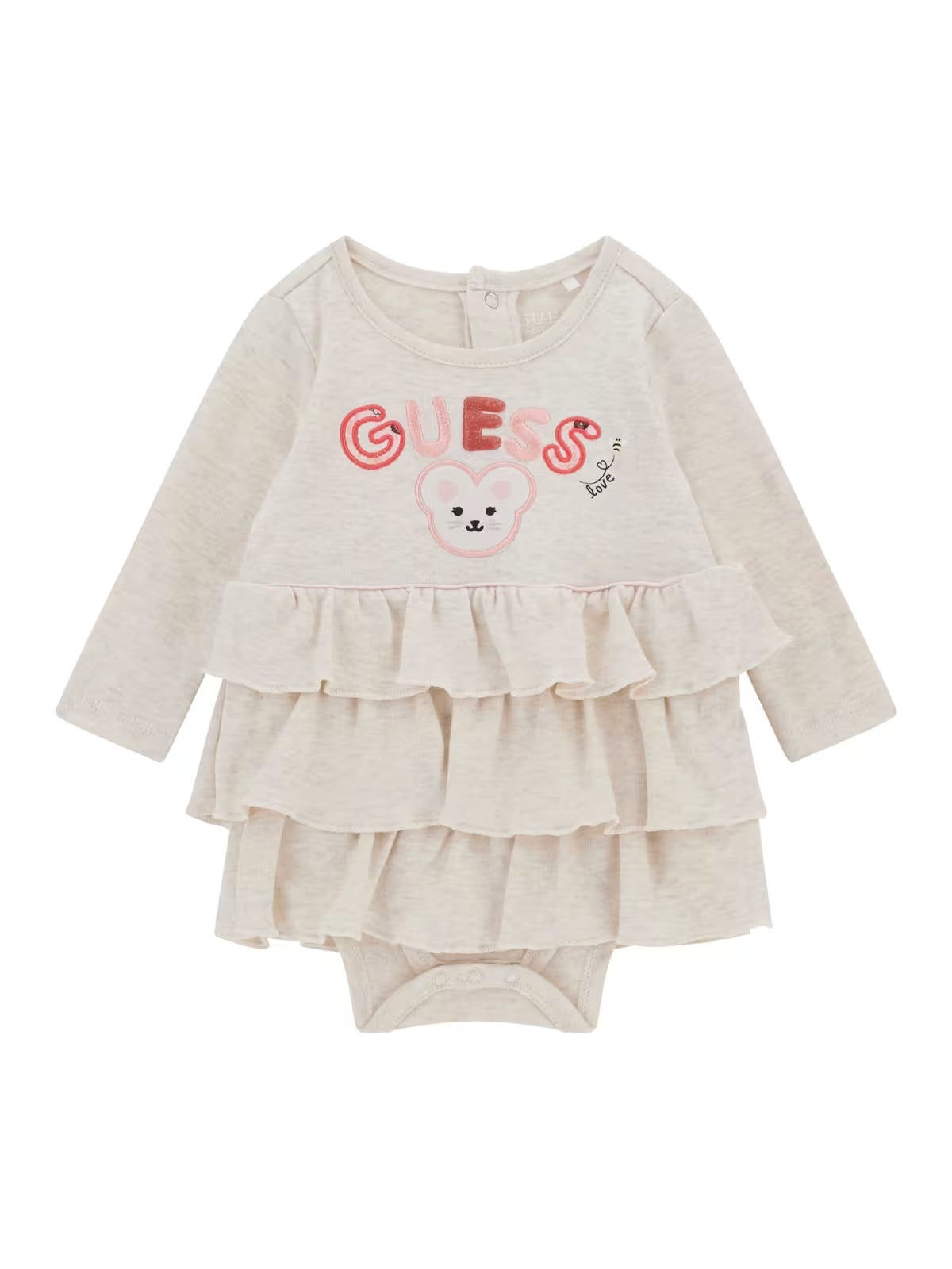 Vestido Bege para Bebé Menina - GUESS