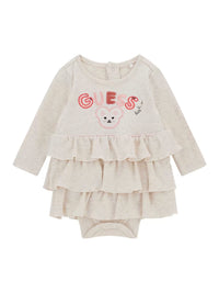 Vestido Bege para Bebé Menina - GUESS