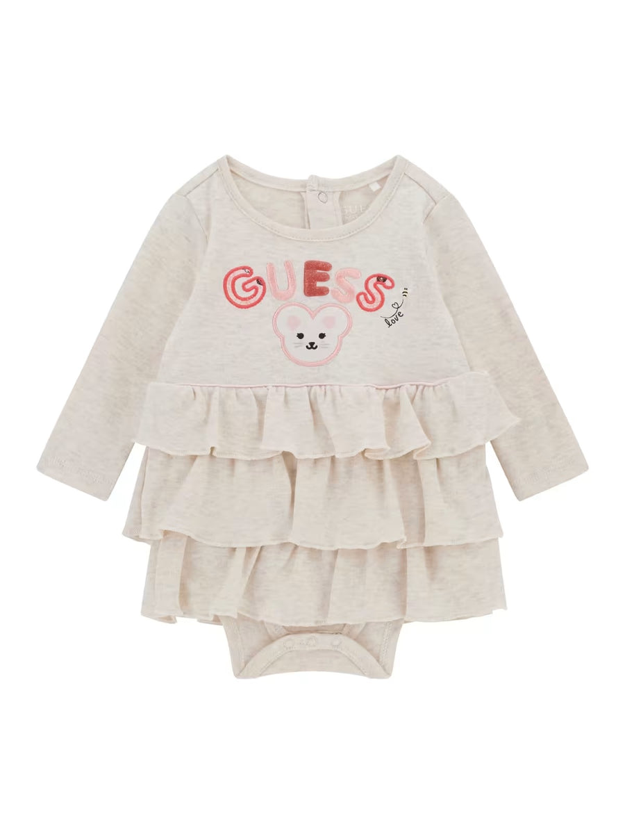Vestido Bege para Bebé Menina - GUESS