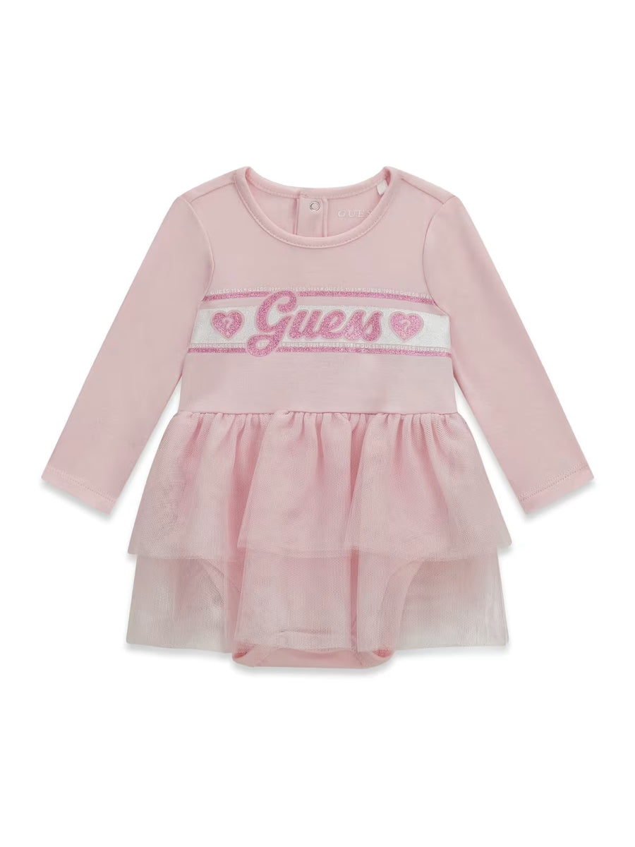 Vestido Rosa Bébé para Bebé Menina - GUESS