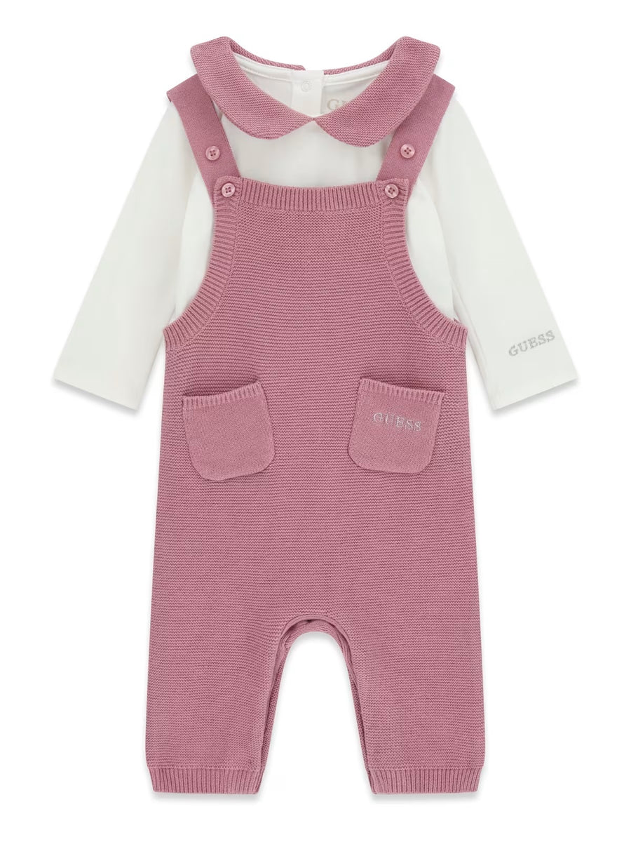 Conjunto Rosa Velho para Bebé Menina - GUESS