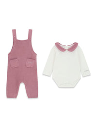 Conjunto Rosa Velho para Bebé Menina - GUESS