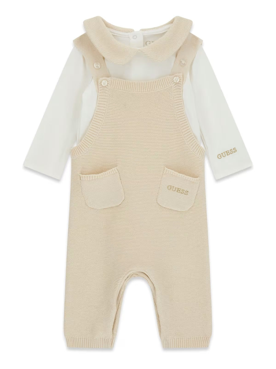 Conjunto Creme / Pérola para Bebé Menina - GUESS