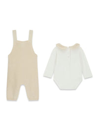 Conjunto Creme / Pérola para Bebé Menina - GUESS