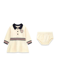 Vestido Creme / Pérola para Bebé Menina - GUESS