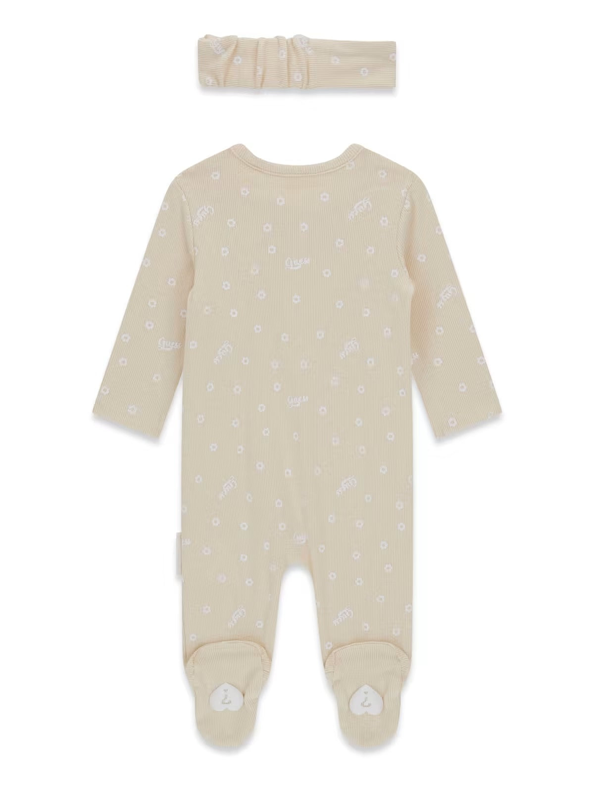 Babygrow Bege para Bebé Menina - GUESS