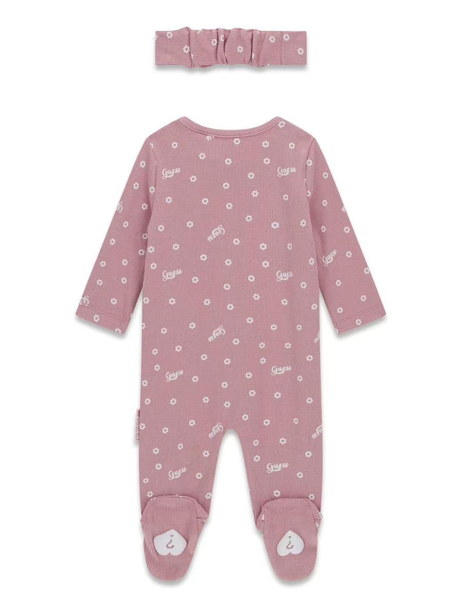 Babygrow Rosa Velho para Bebé Menina - GUESS